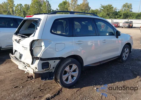 2015 Subaru Forester 2.5I Premium from USA, damaged, VIN JF2SJAFC0FH524063